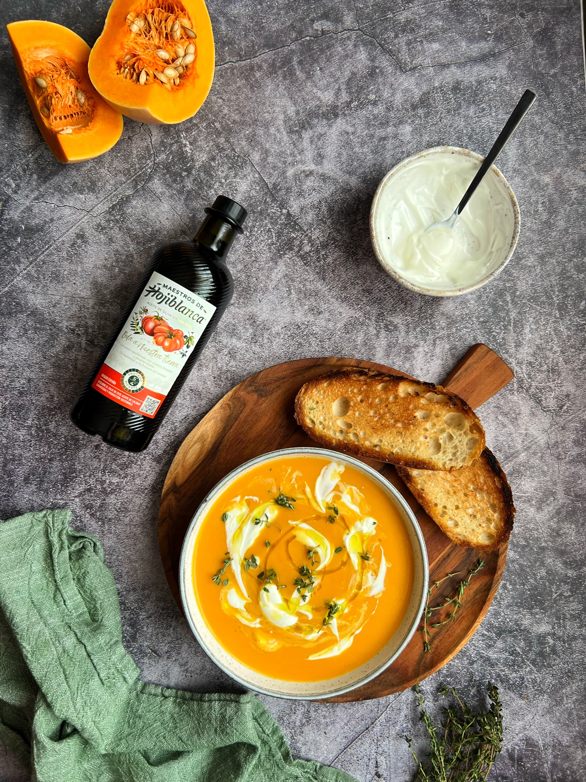 Crema de Calabaza Asada