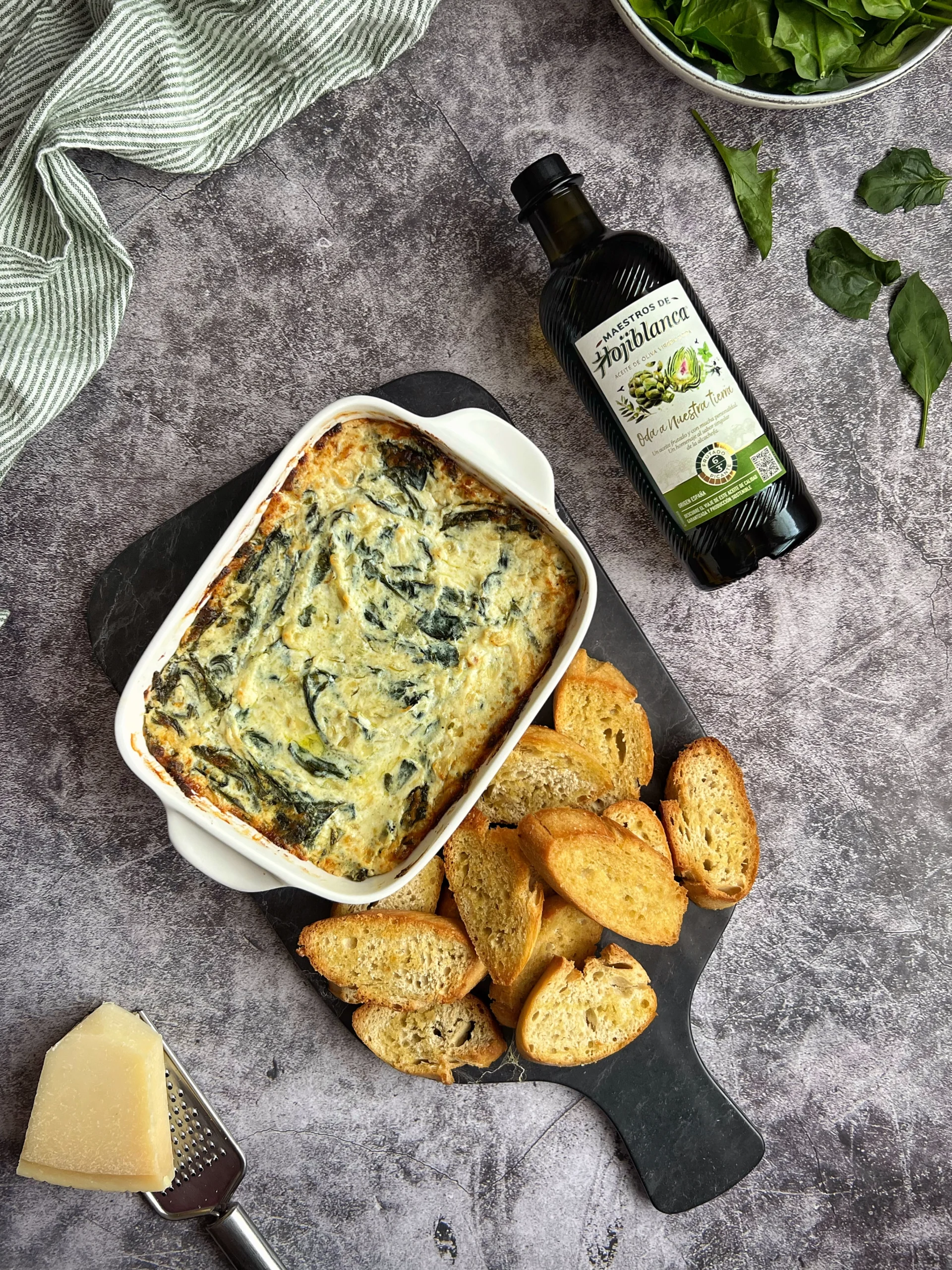 Dip de Ricotta y Espinacas